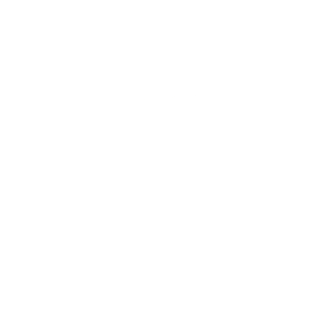 Black and white logo with abstract letter design.