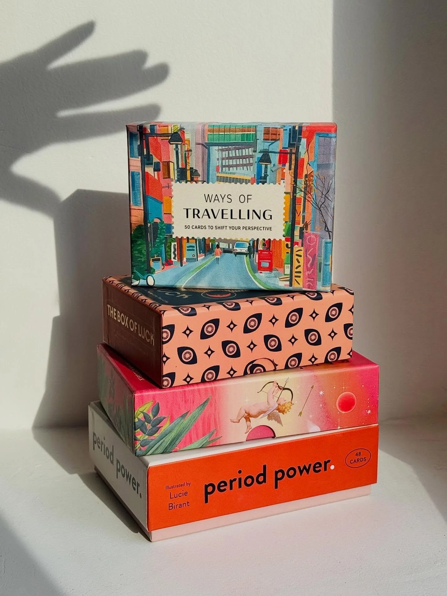 Going through 10+ years of editorial design archive at the studio&hellip; Stay tuned for a website relaunch in the next few days! 🌞 

Featured in the pile: Ways of Travelling @magma_books @grrrrace1 @laurencekingpub &bull; Box of Luck @laurencekingp