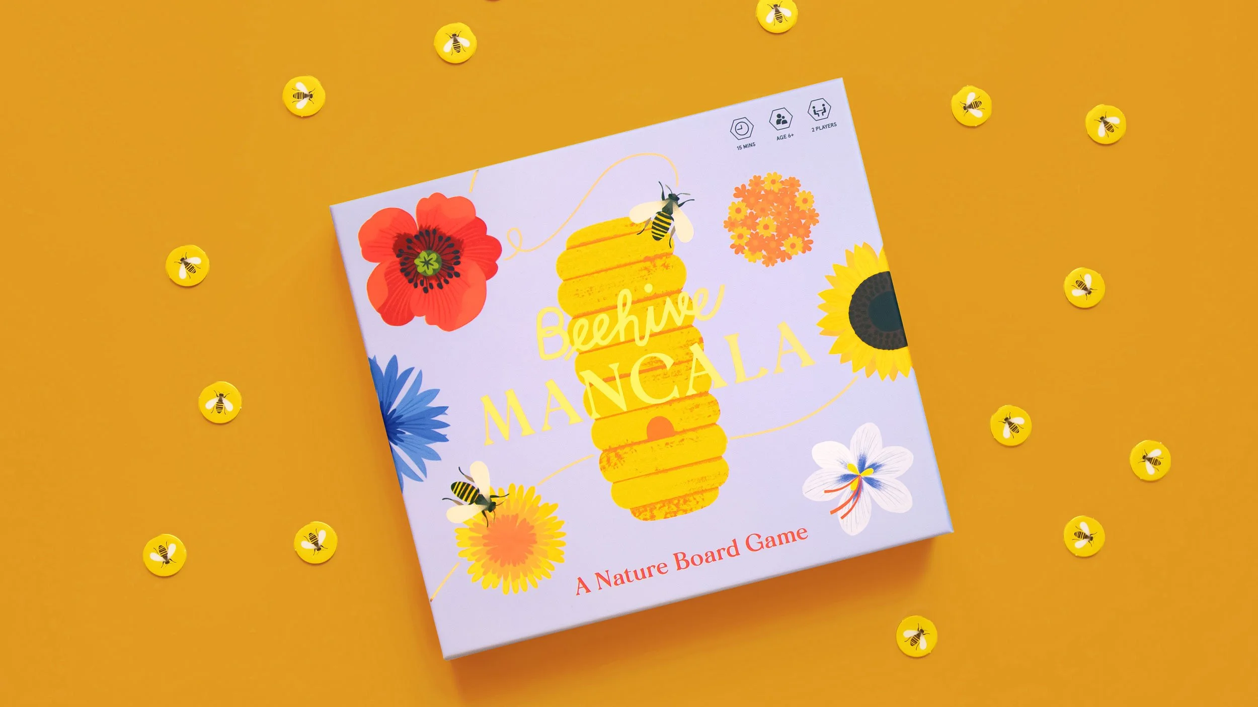 Beehive Mancala, Laurence King, 2023