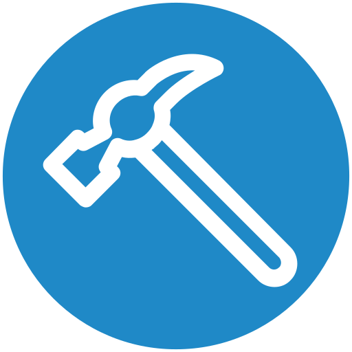 Icon of a hammer and wrench crossed.
