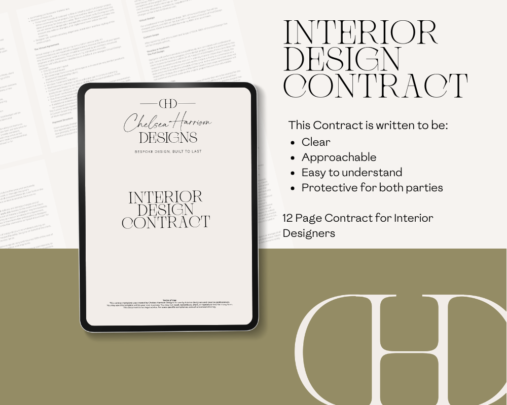 Interior Design Contract — Chelsea Harrison Designs
