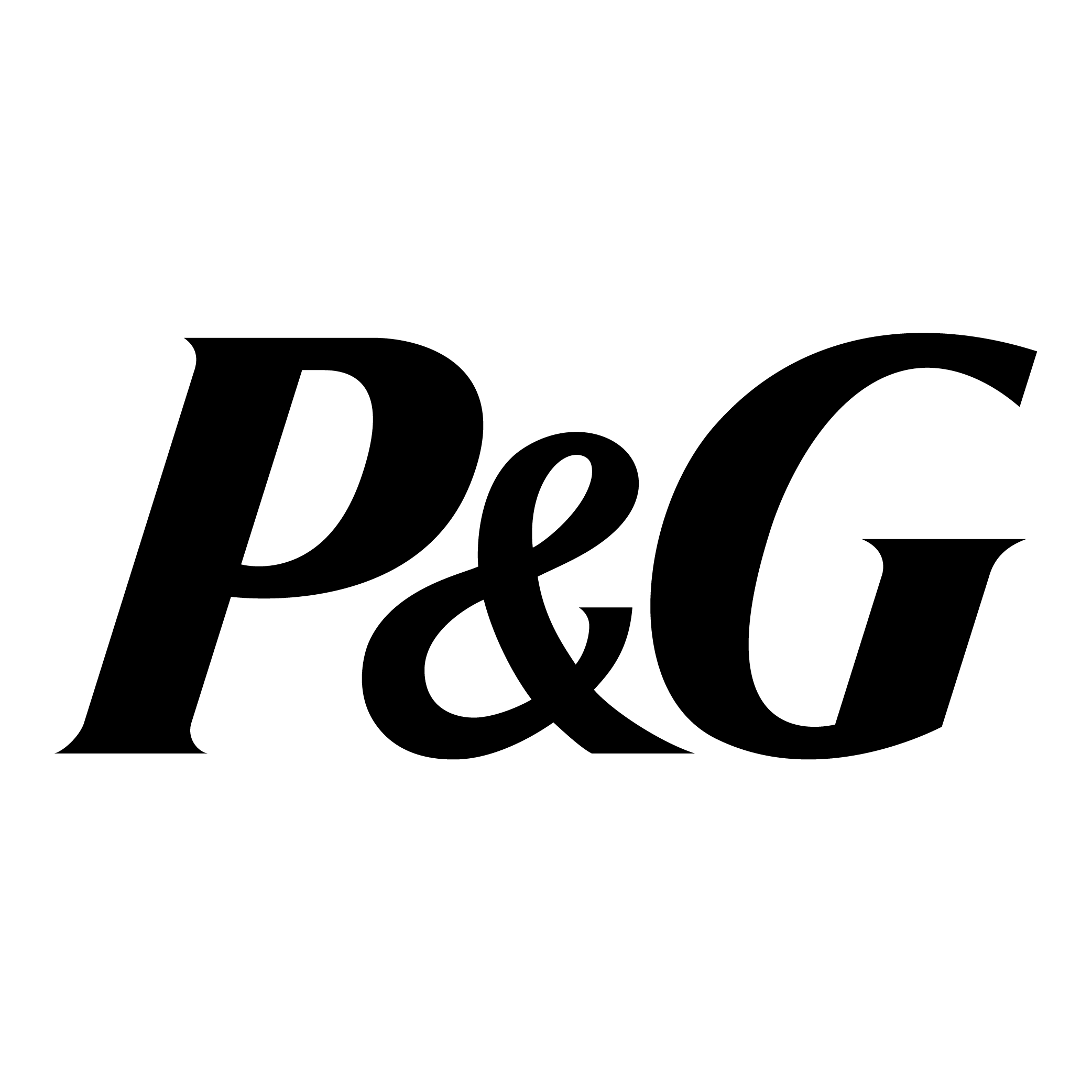 Procter and Gamble P&G Black Logo Vector.png