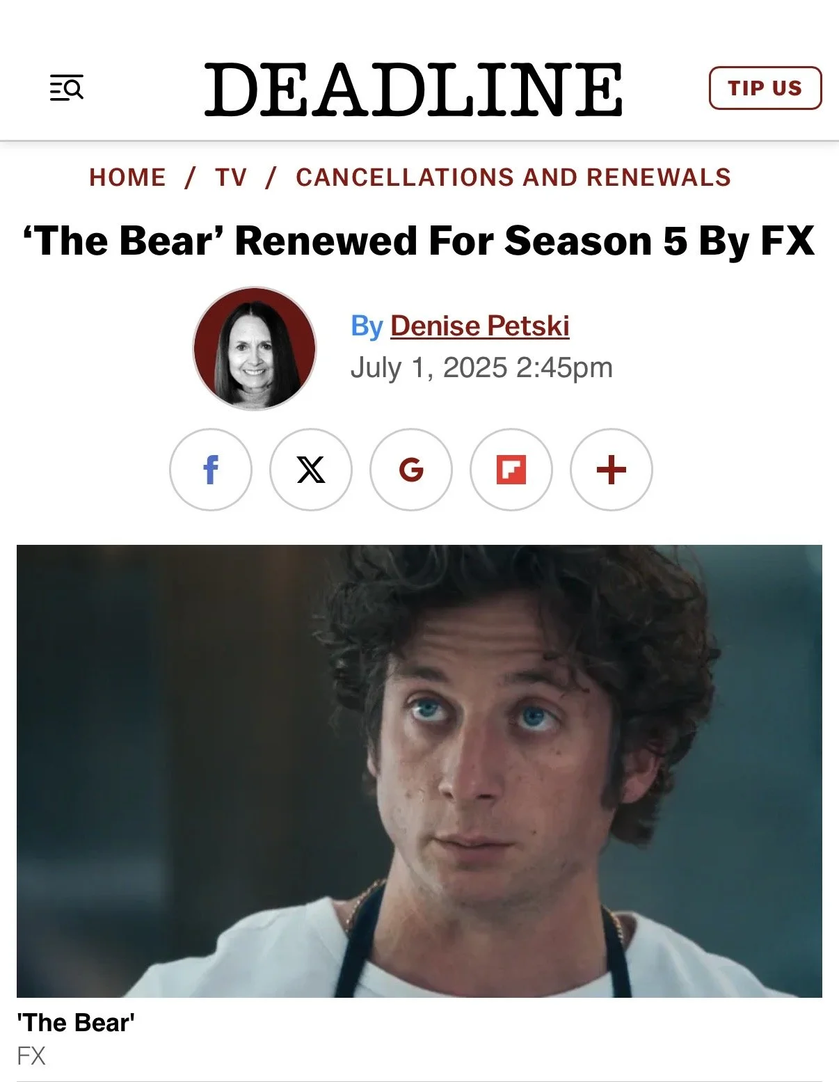 Assisted in the pre-casting process of select episodes of FX’s The Bear Season 5