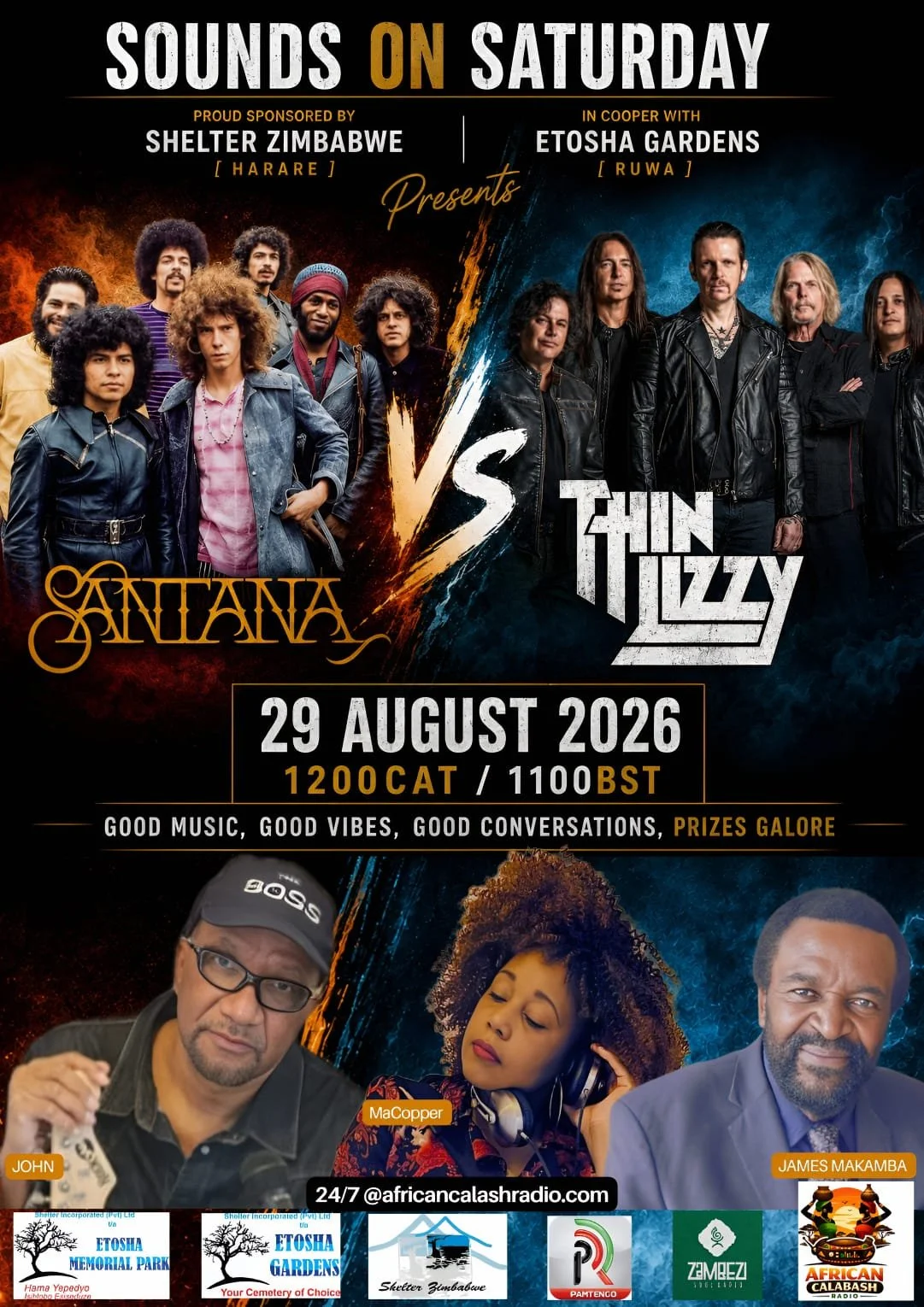 Greetings purveyors and consumers of good rock music. Your prayers have now been answered this week as the duel is between South American musician Carlos Humberto Santana Barragan who gave his name to his group Santana, as they go head to head with t