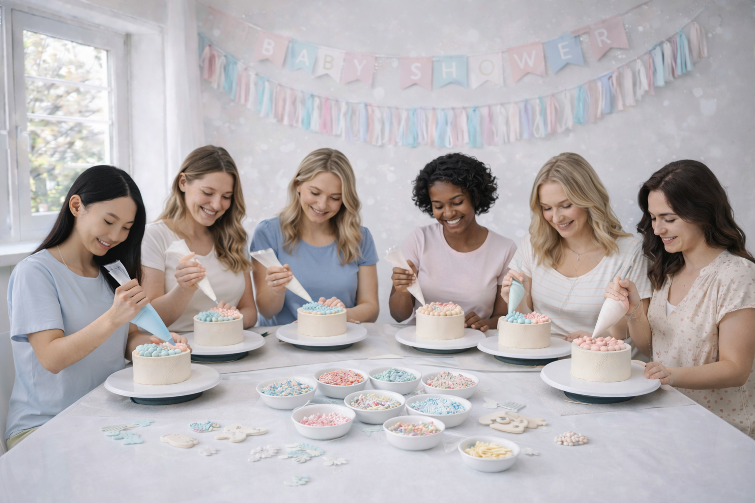 Frozen-themed birthday cake with Elsa figurine, snowflakes, and the number 3.