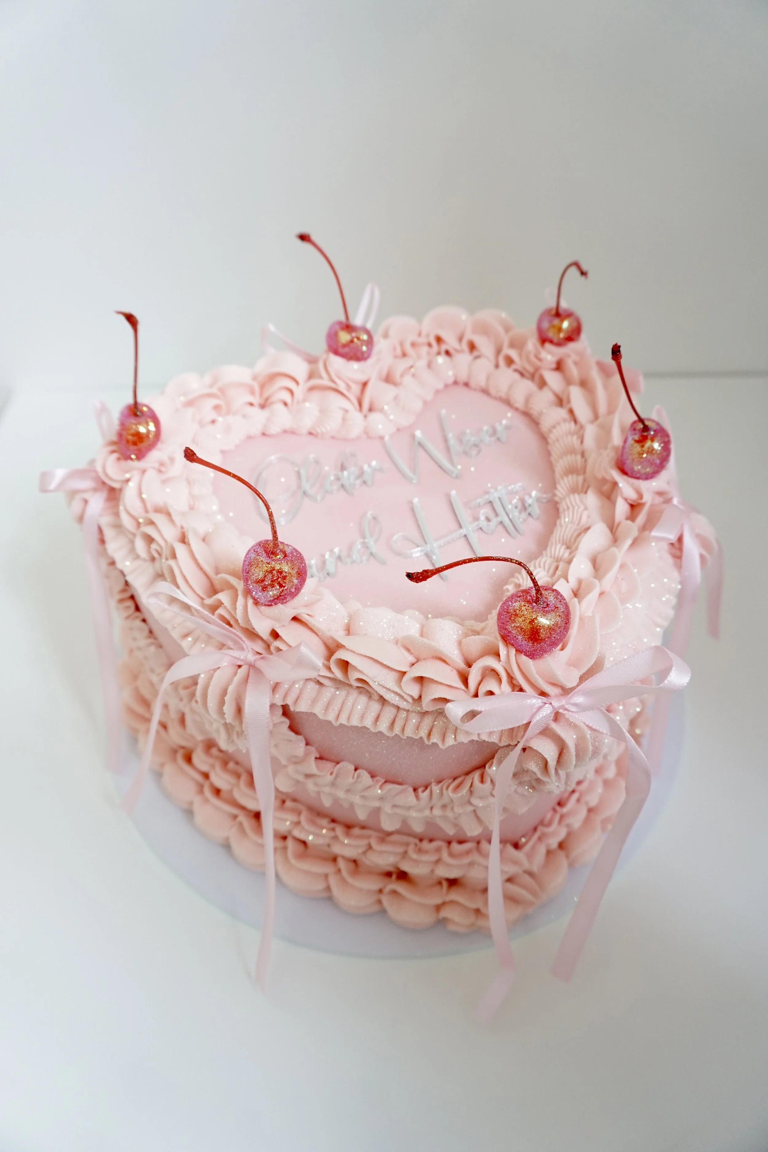 Vintage Heart Shape Cake