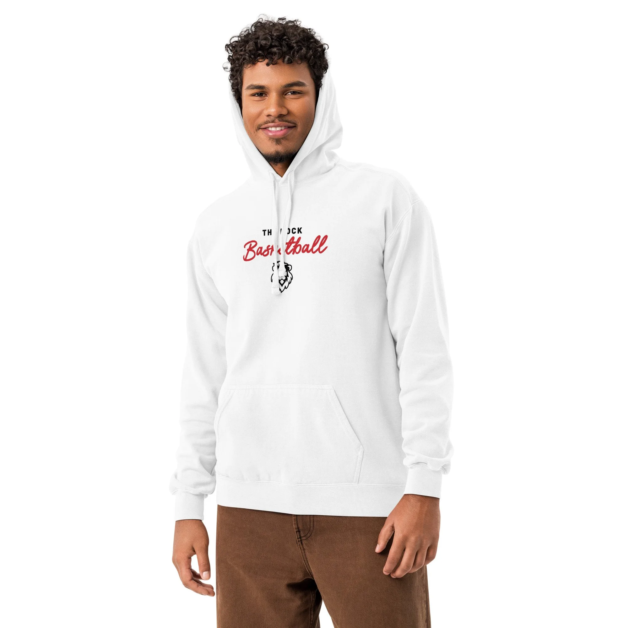 Girls Basketball Unisex garment-dyed hoodie