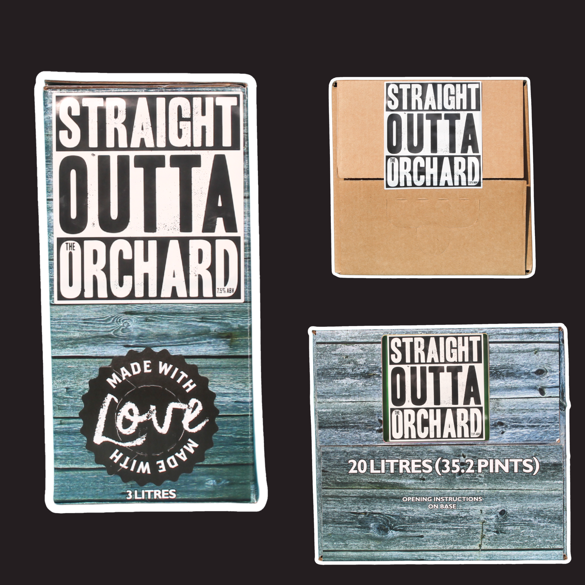 Saxbys Straight Outta the Orchard Cider Bag in Boxes