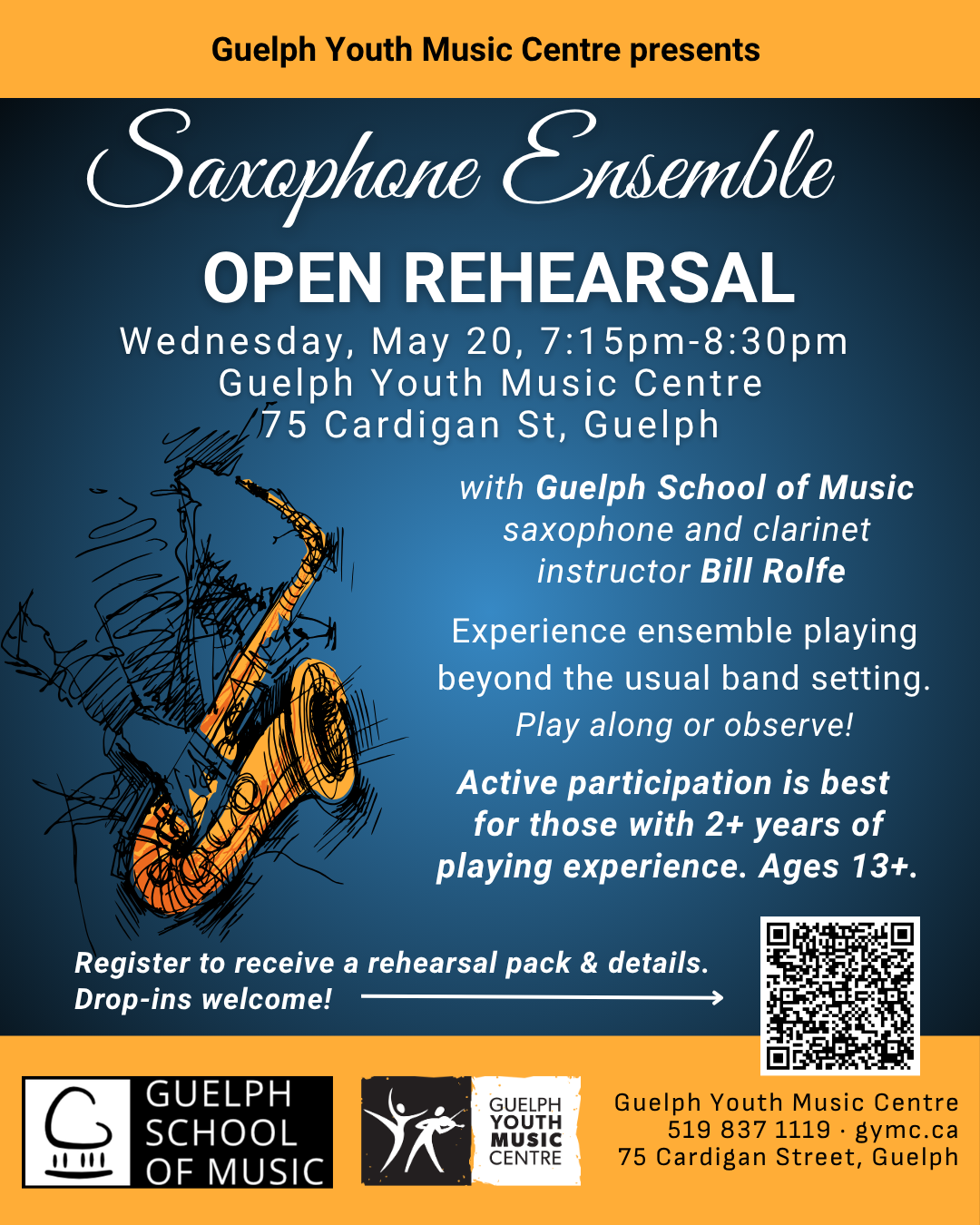 Saxophone Ensemble: Open Rehearsal