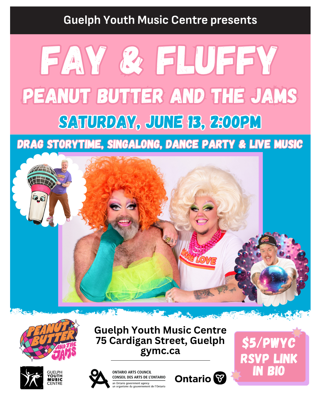 Fay & Fluffy and Peanut Butter and the Jams!