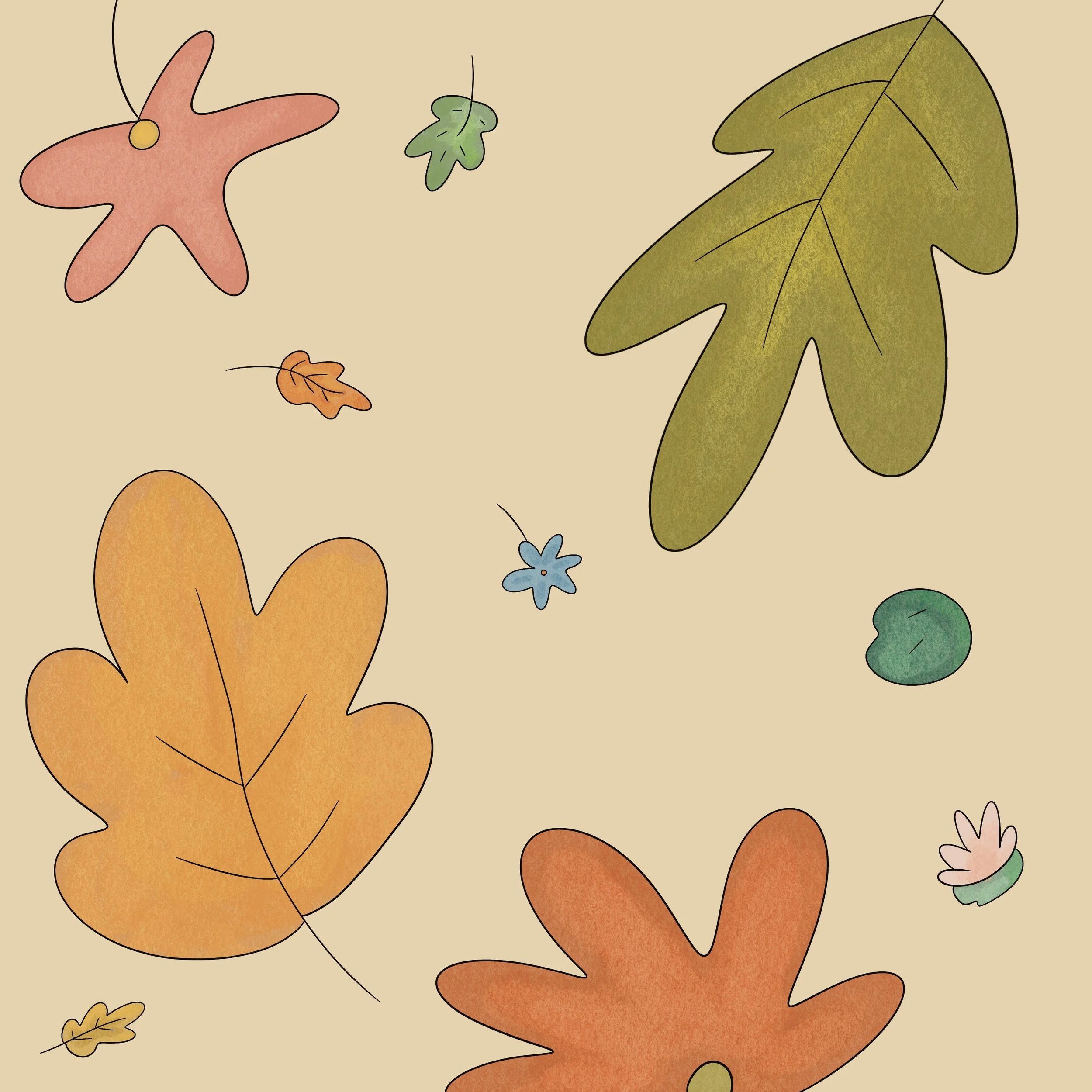 Pattern Page Illustration From My Book - 'A Worm's Search For A Job'