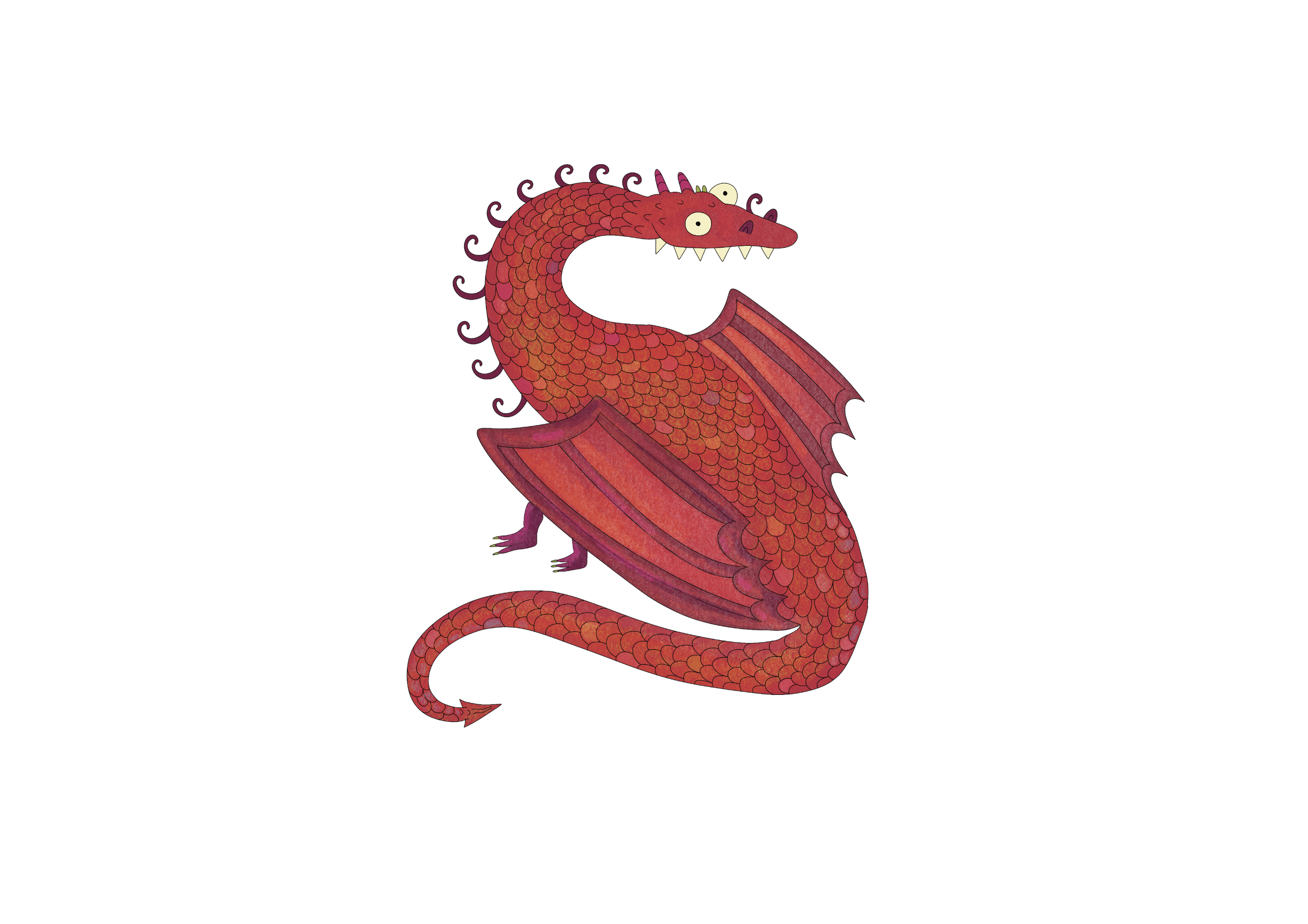 My version of the Welsh Dragon.