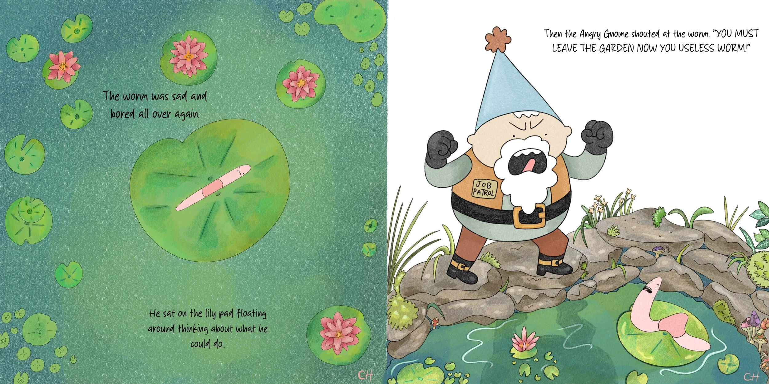 Spread From My Book - 'A Worm's Search For A Job'