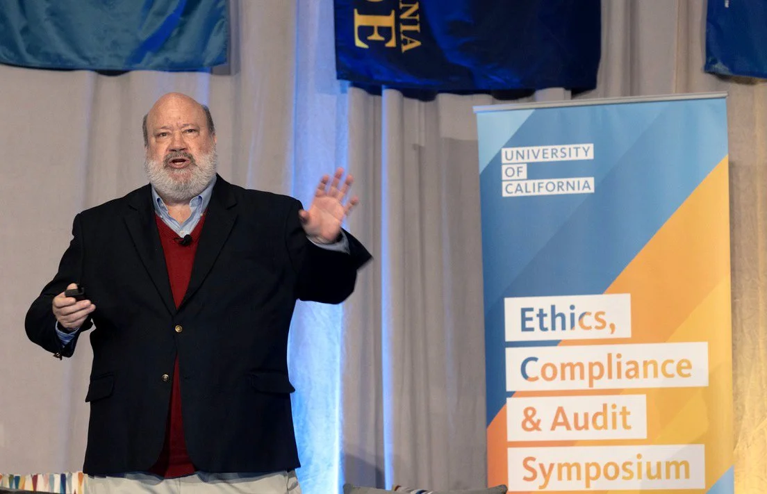 Ohio's best ethics speaker on stage