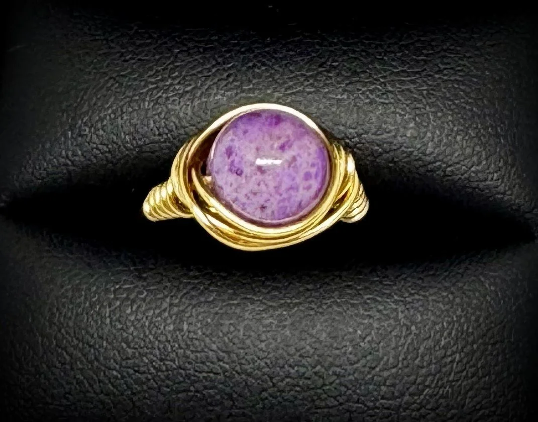 Kunzite Gold Filled Ring size 7.5