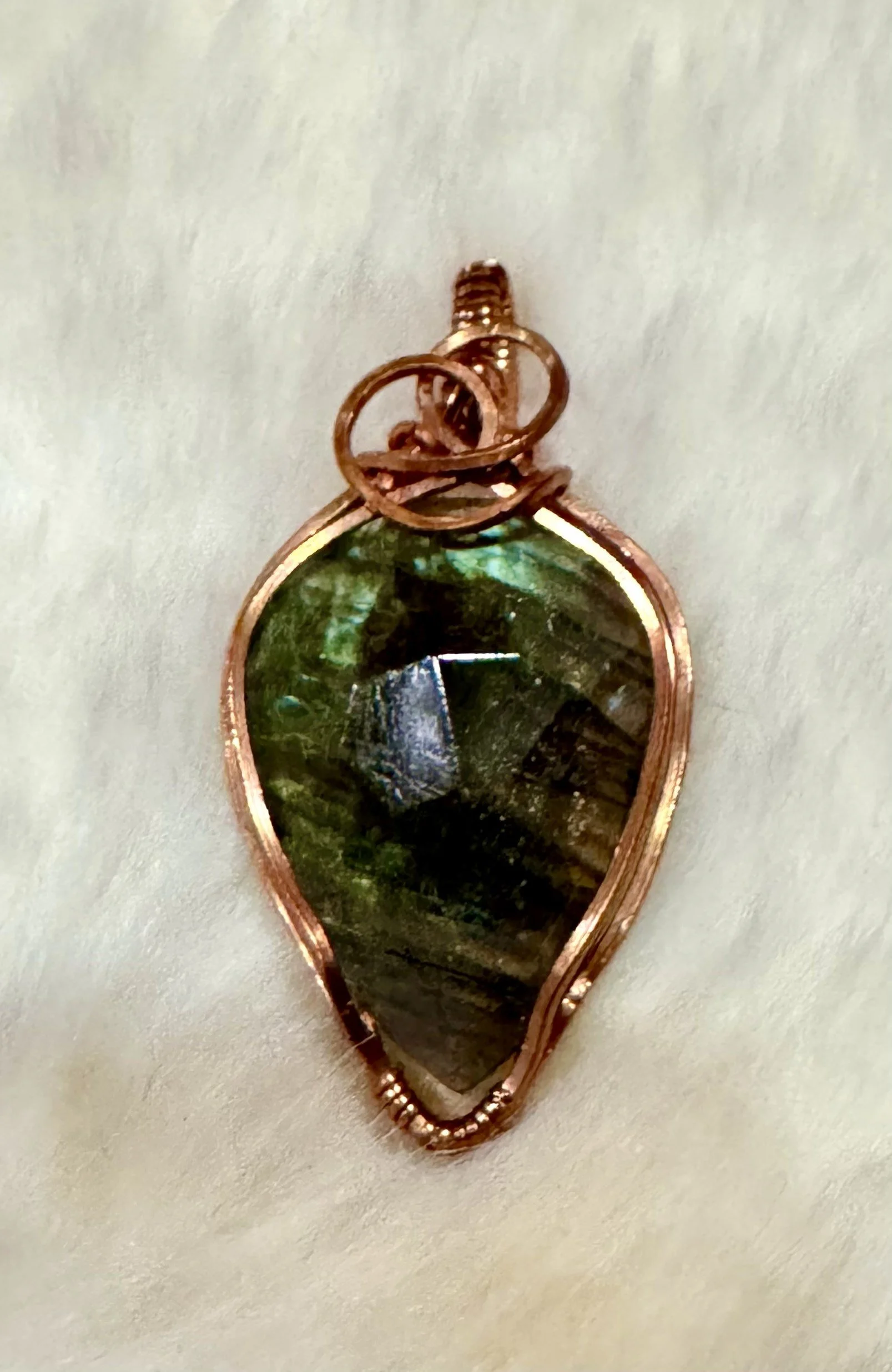 Faceted Dark Labradorite