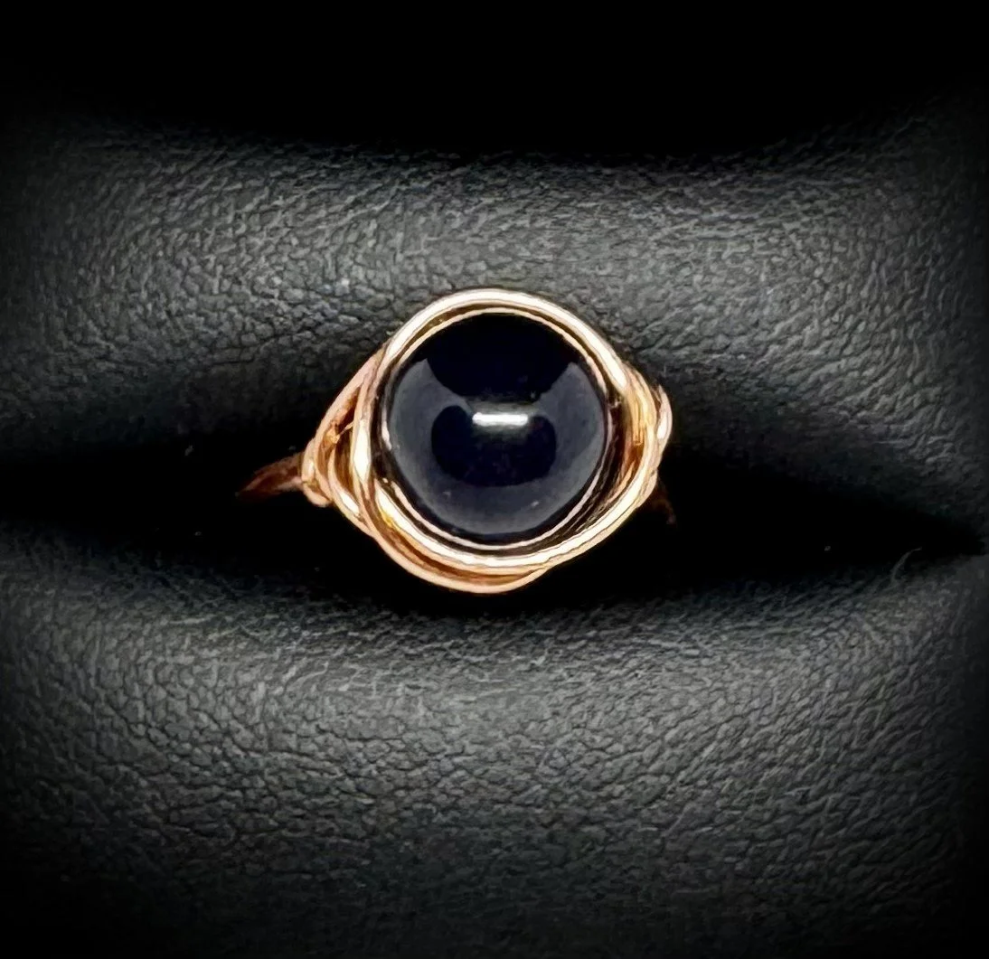 Black Onyx Ring size 7.5