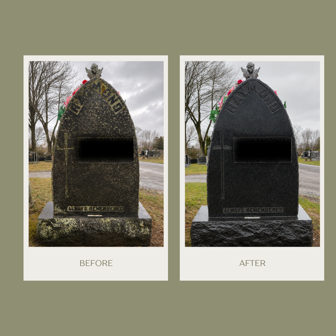Before After Images Evermore Ottawa Gravesite Care