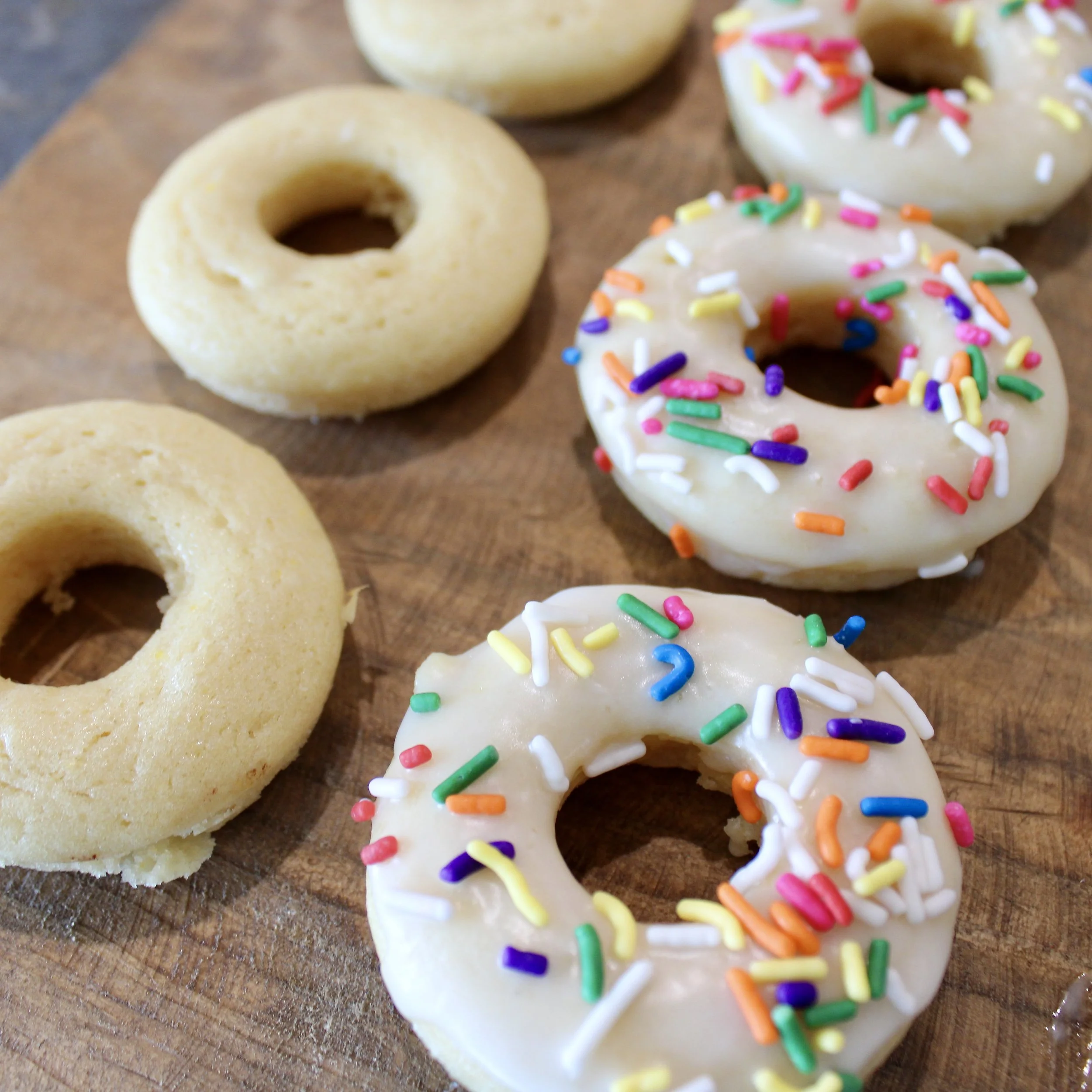 Baked Vanilla Donuts