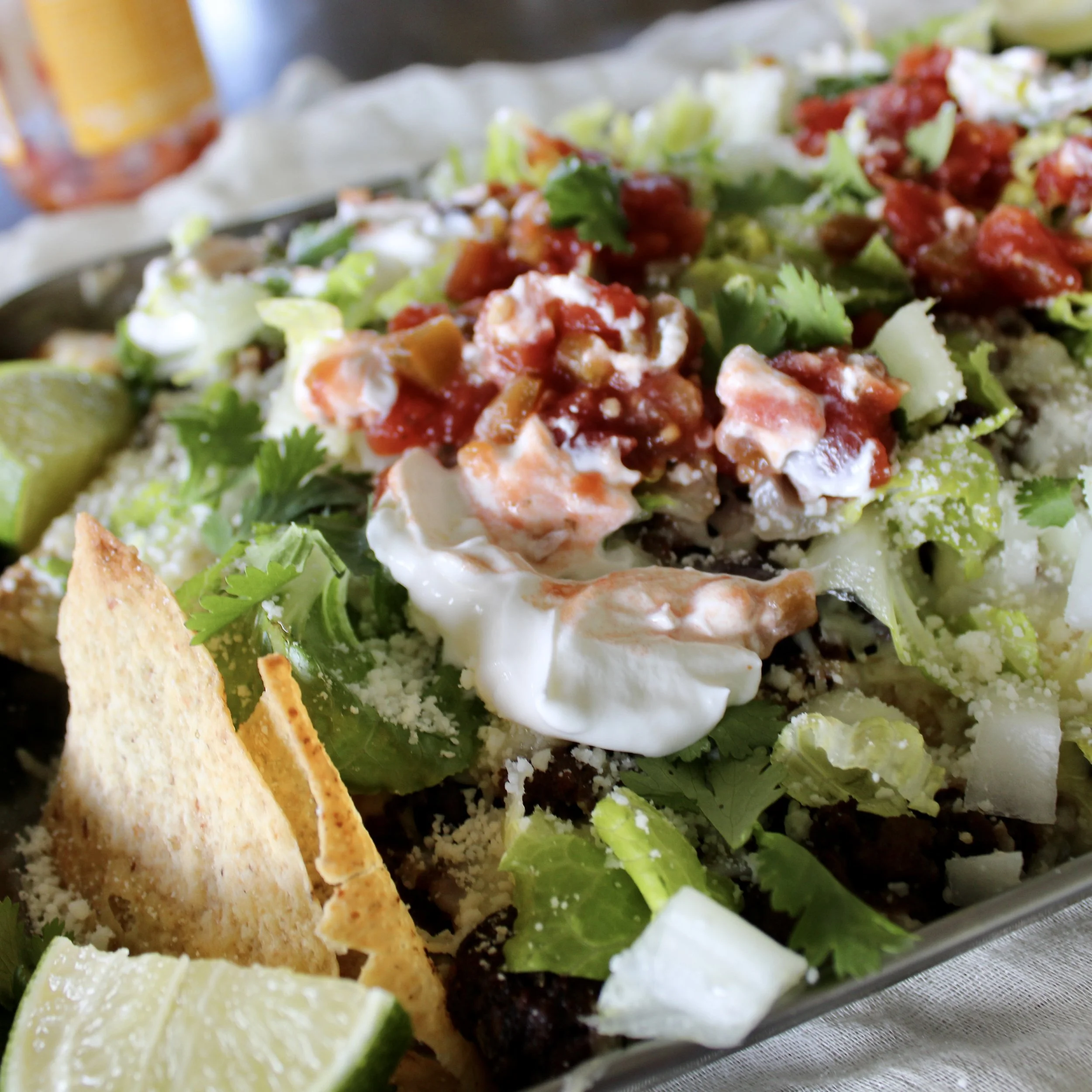 Beef Sheetpan Nachos