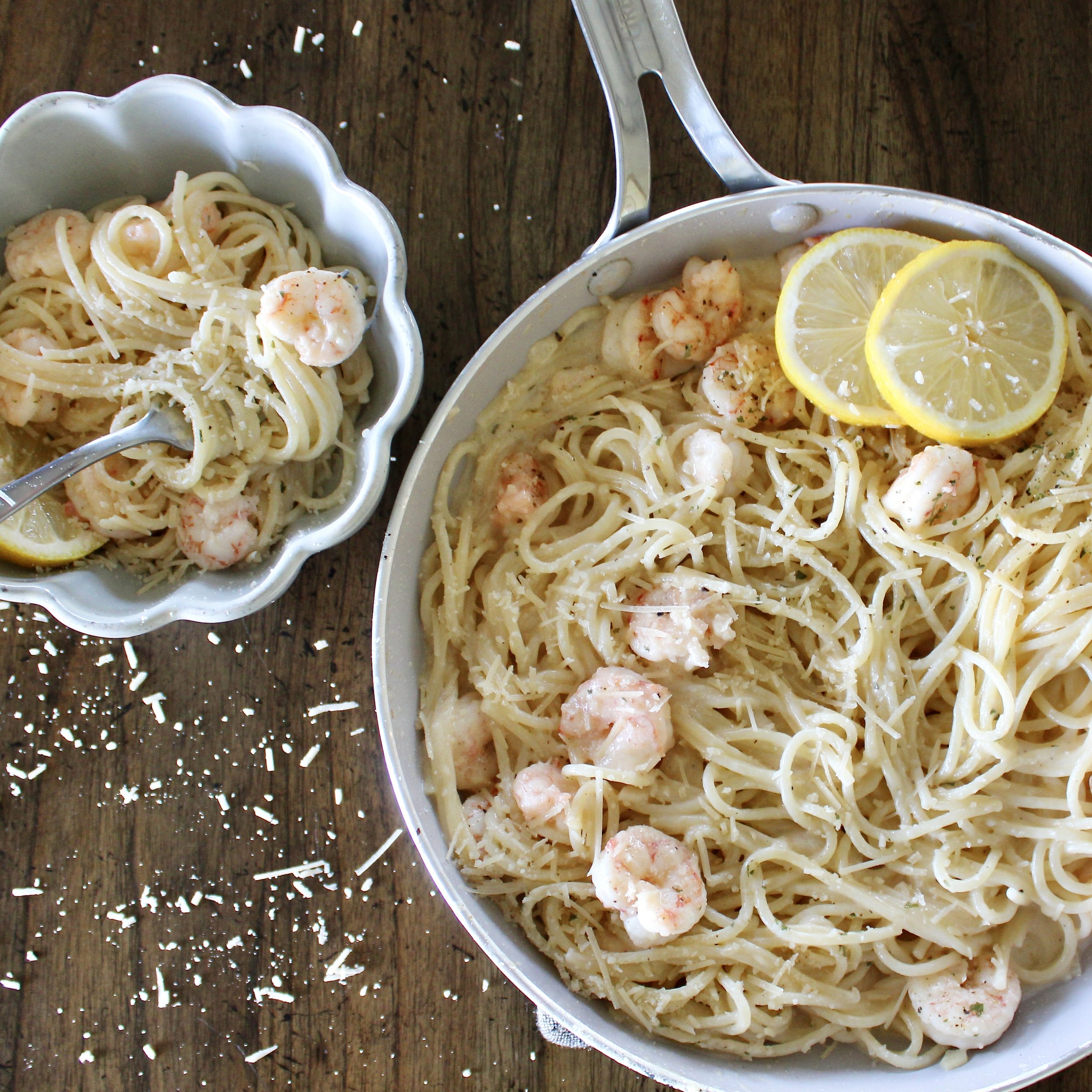 Lemon Shrimp Pasta