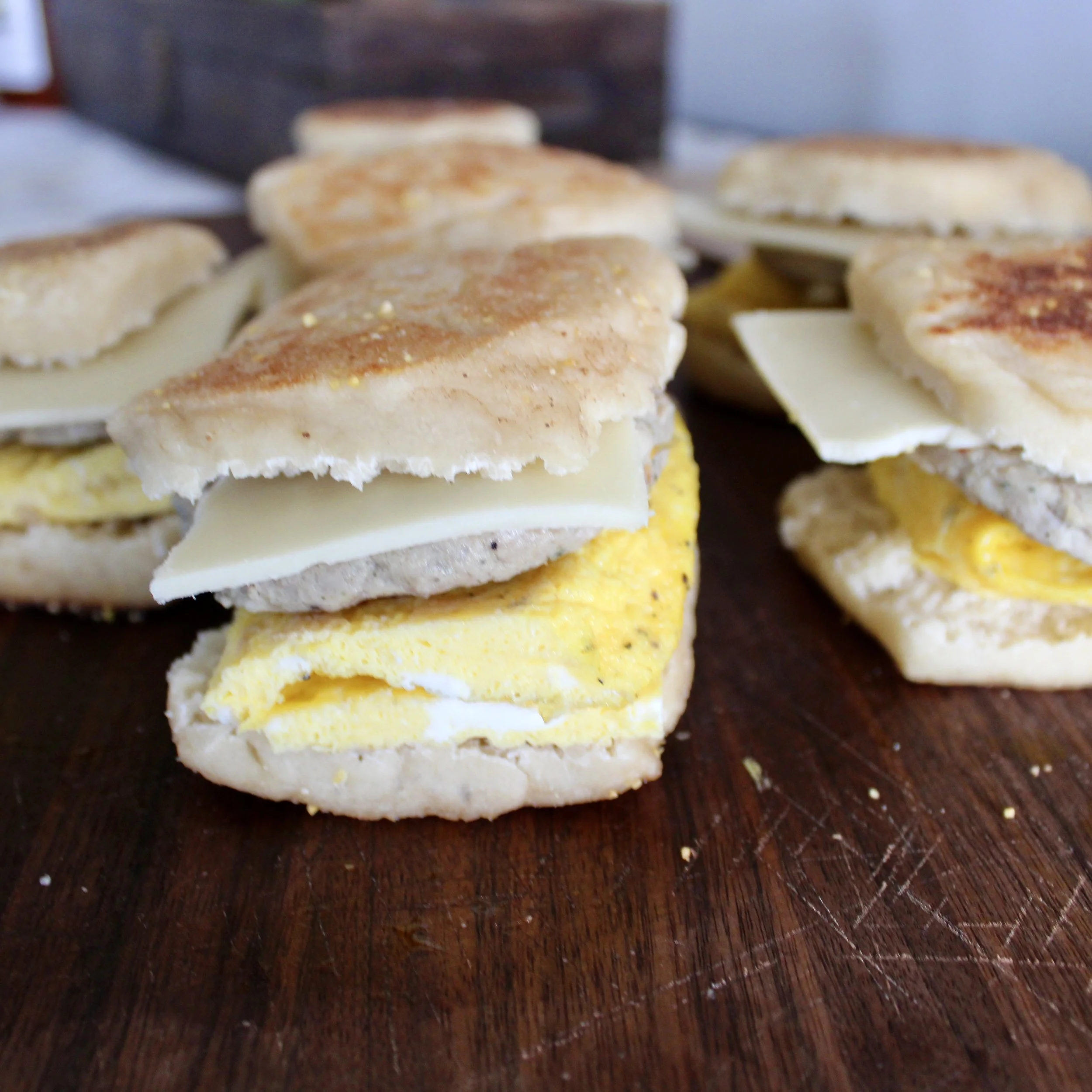 Freezer Breakfast Sandwiches