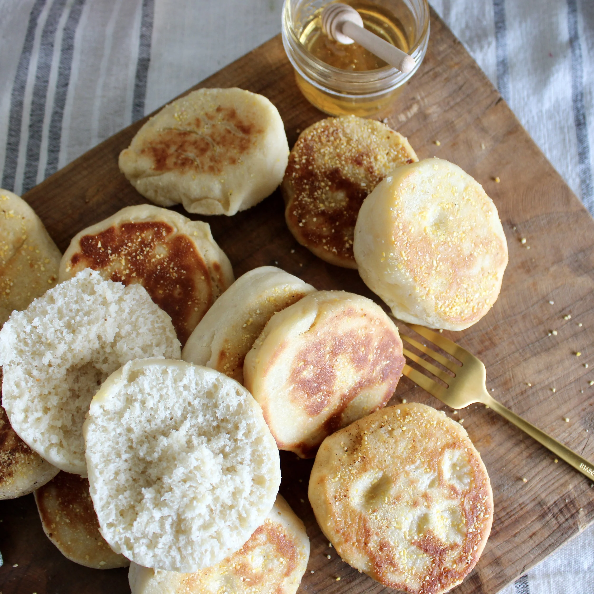Sourdough English Muffins