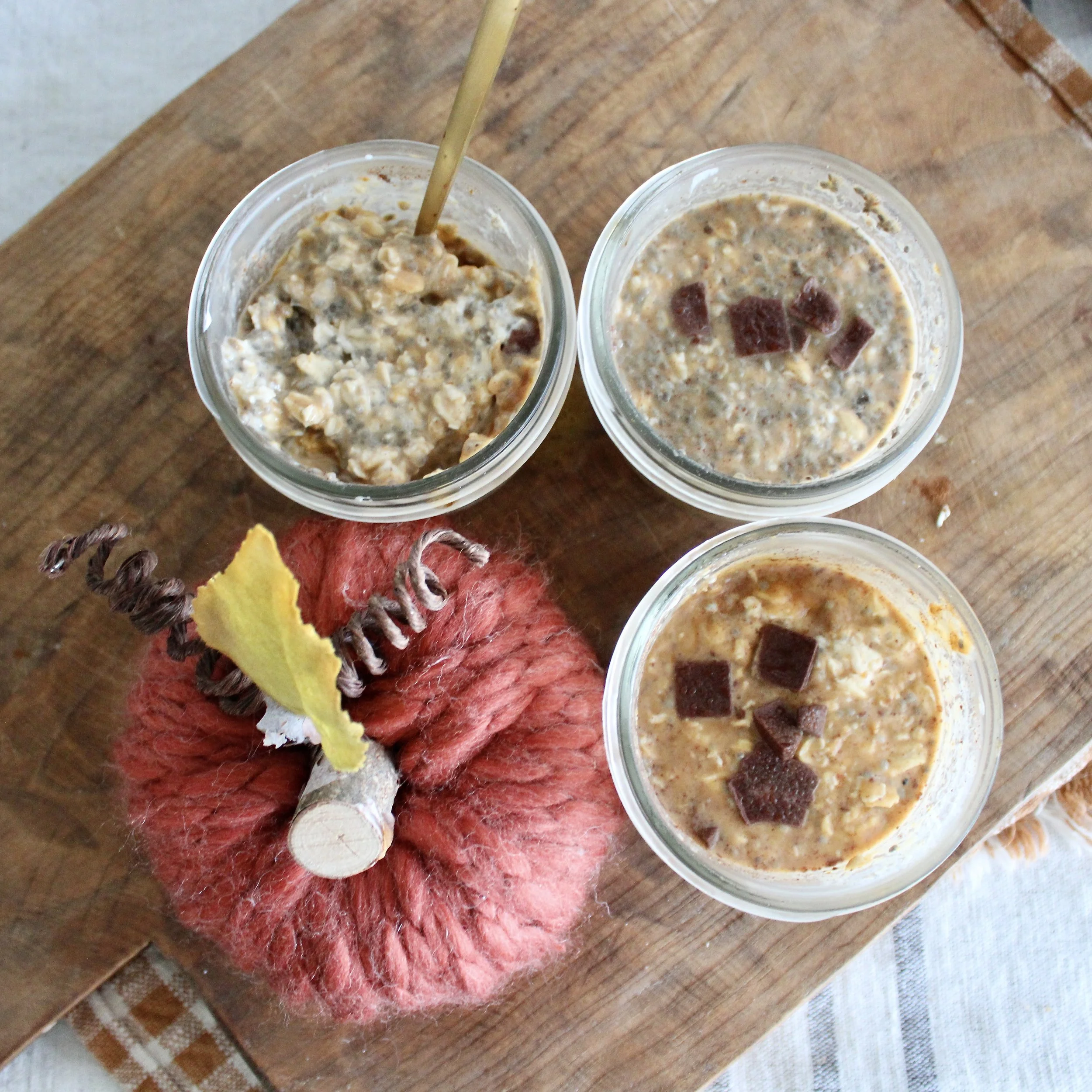 Pumpkin Butter Overnight Oats