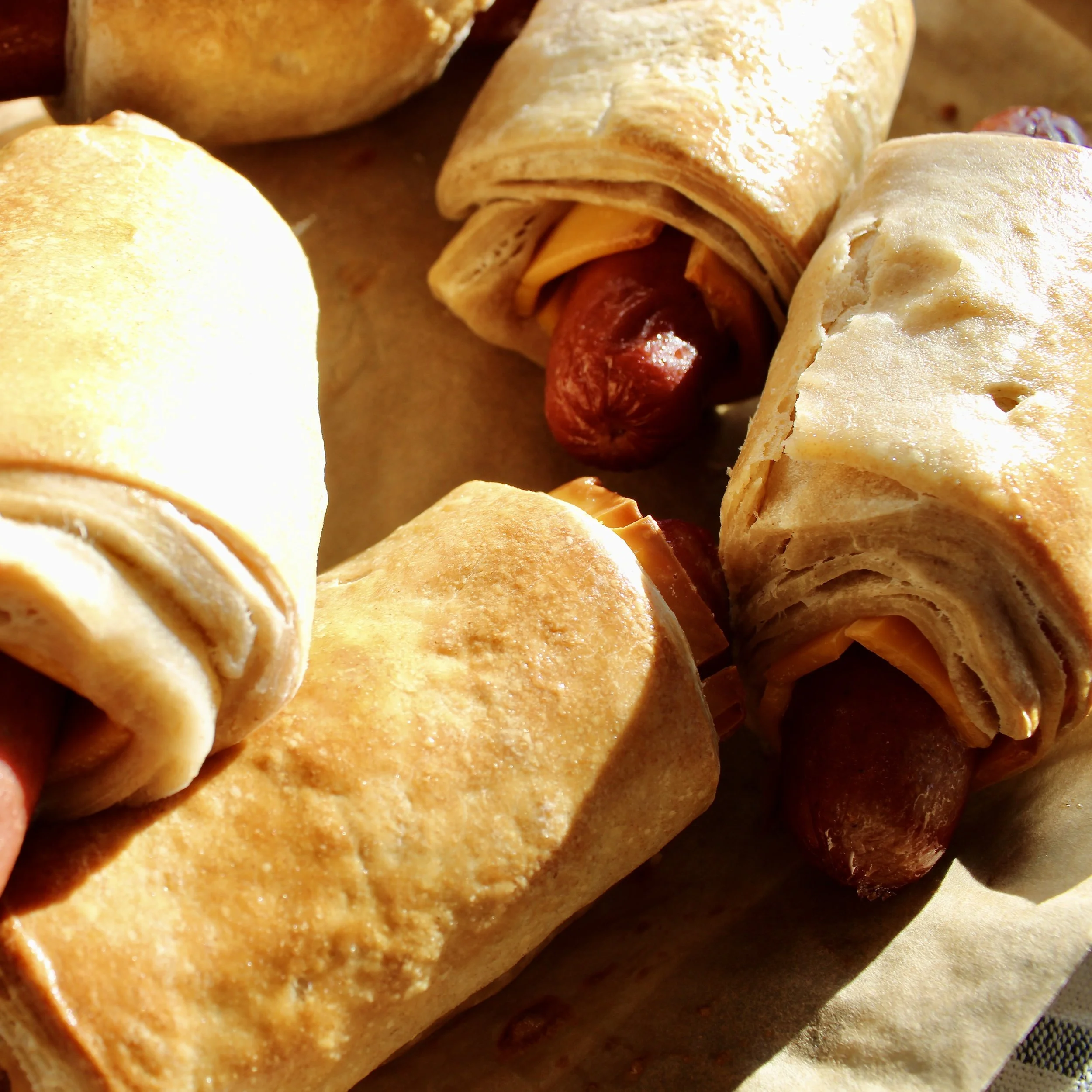Sourdough Pigs in a Blanket