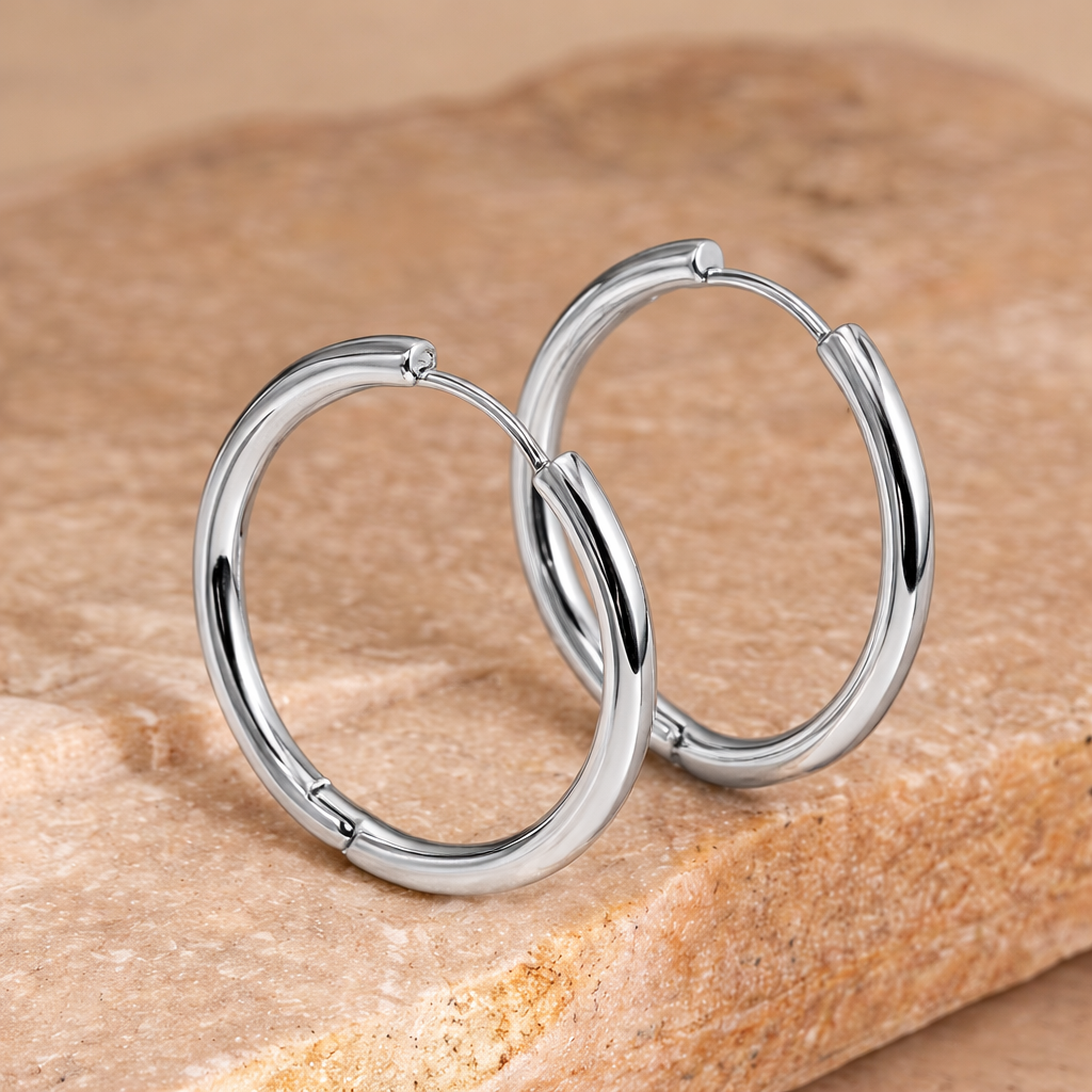 Créole ronde Argenté