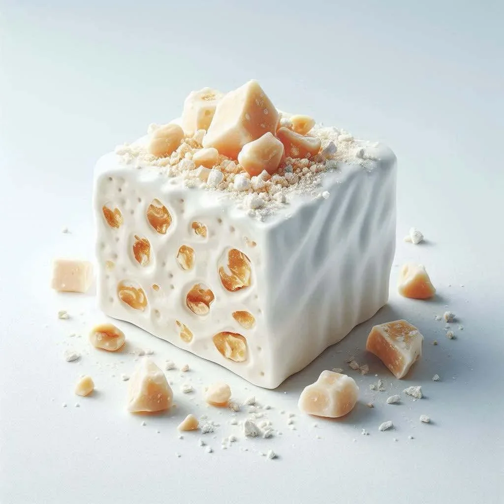 Fondant nougat blanc