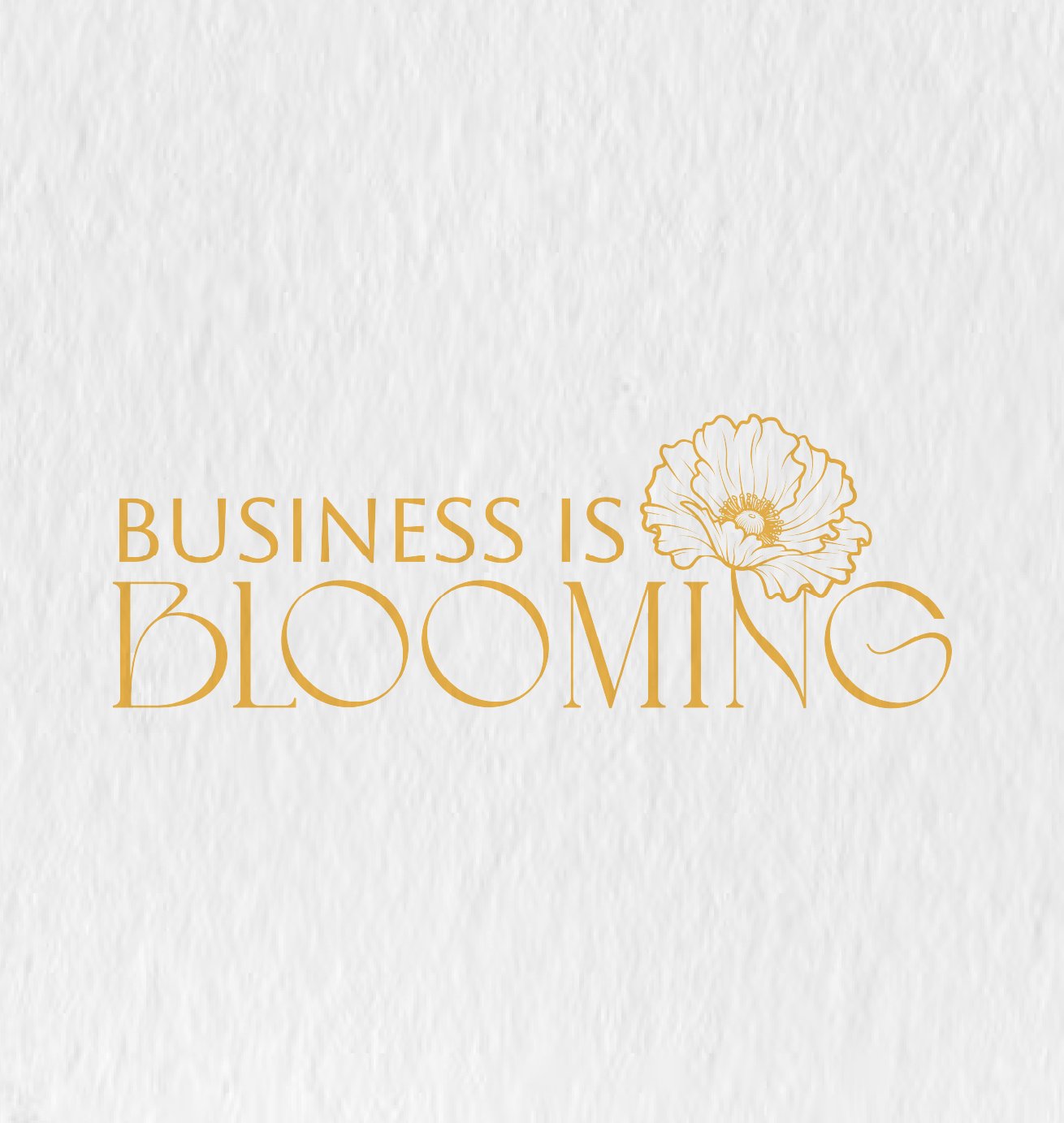 business is blooming