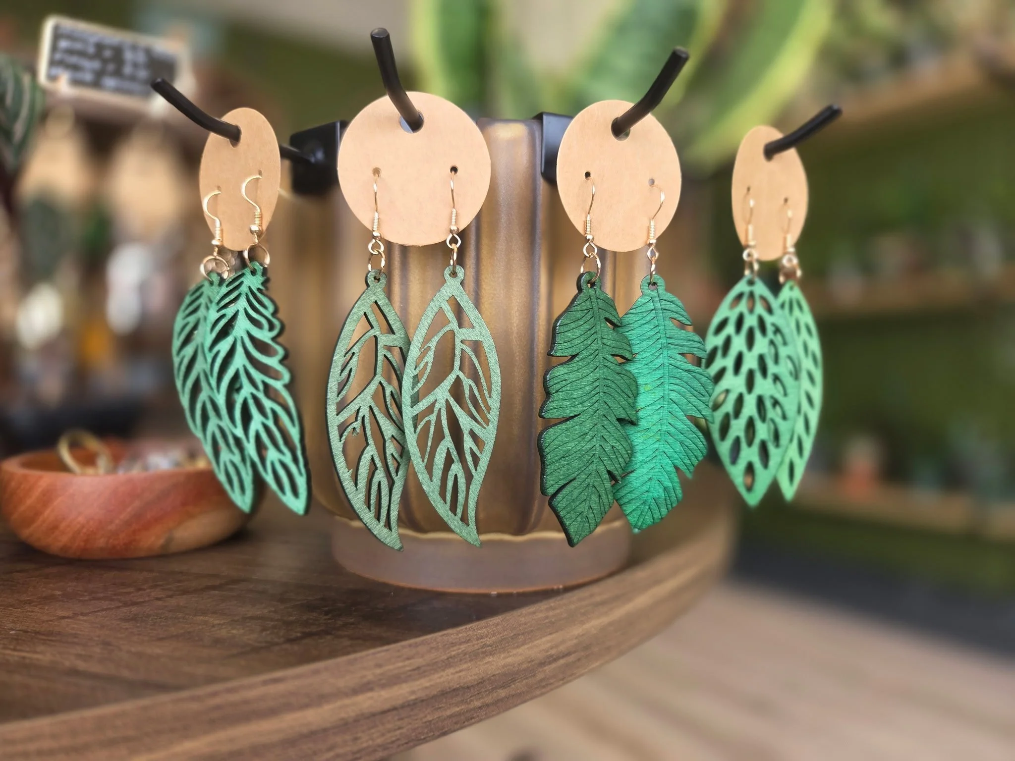 Woodland Leaf Earrings
