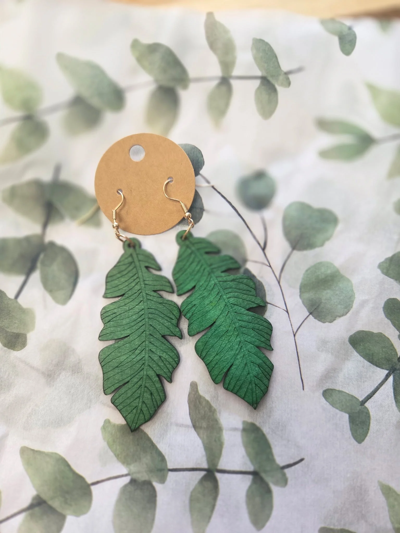 Woodland Leaf Earrings