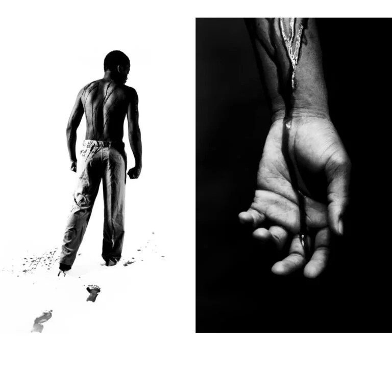 Tracy Connor: Sweat and Lash, black and white photograph