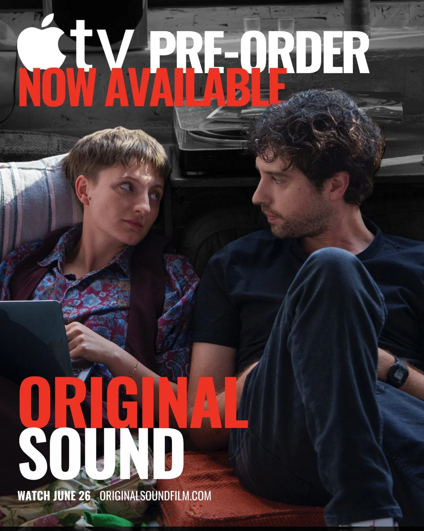 PRE-ORDER IS NOW AVAILABLE.

Join us in the countdown to @originalsoundfilm release on June 26 and pre-order exclusively now on @appletv.