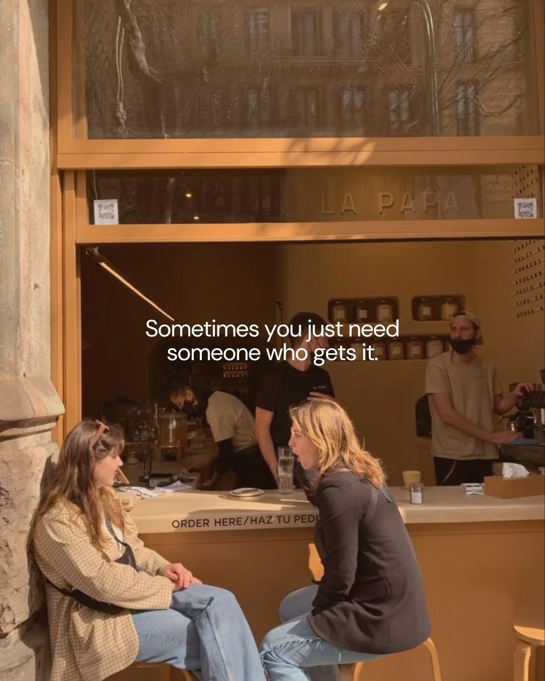 Start with a conversation.