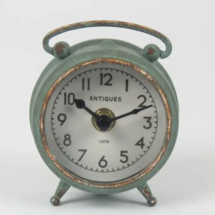 Circular Clock Grey/Green