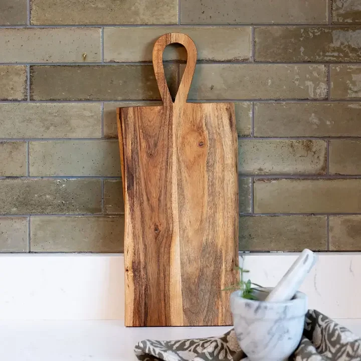 Honfleur, Live Edge, Acacia Wood Serving Platter