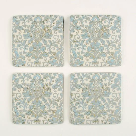Vintage Parisian Coasters Set Of 4