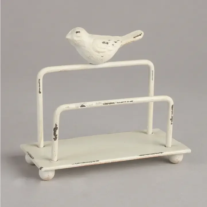 White Bird Letter Rack – Cast Iron Vintage Post Organiser (mini)