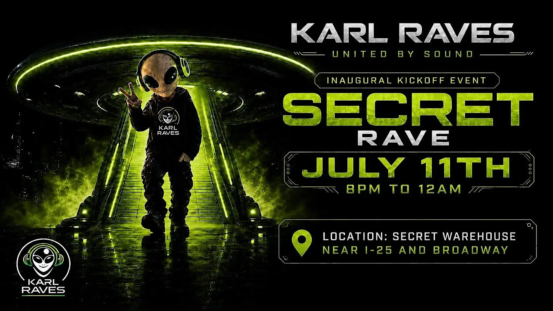 SECRET RAVE by Karl Raves