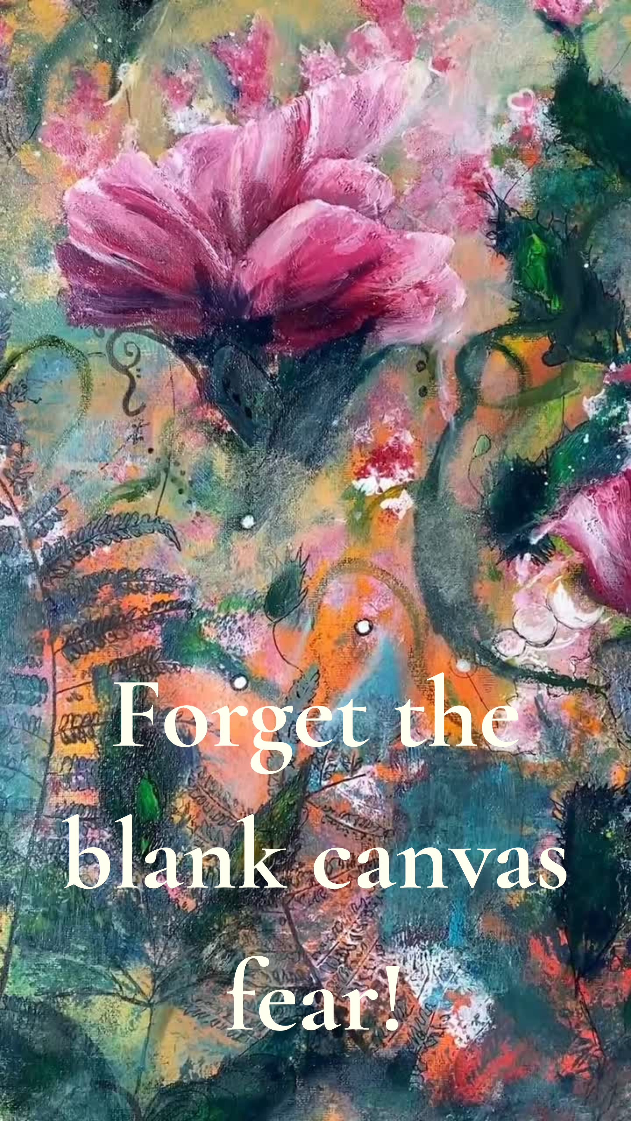 Forget the Blank Canvas Fear — Have fun with the Background