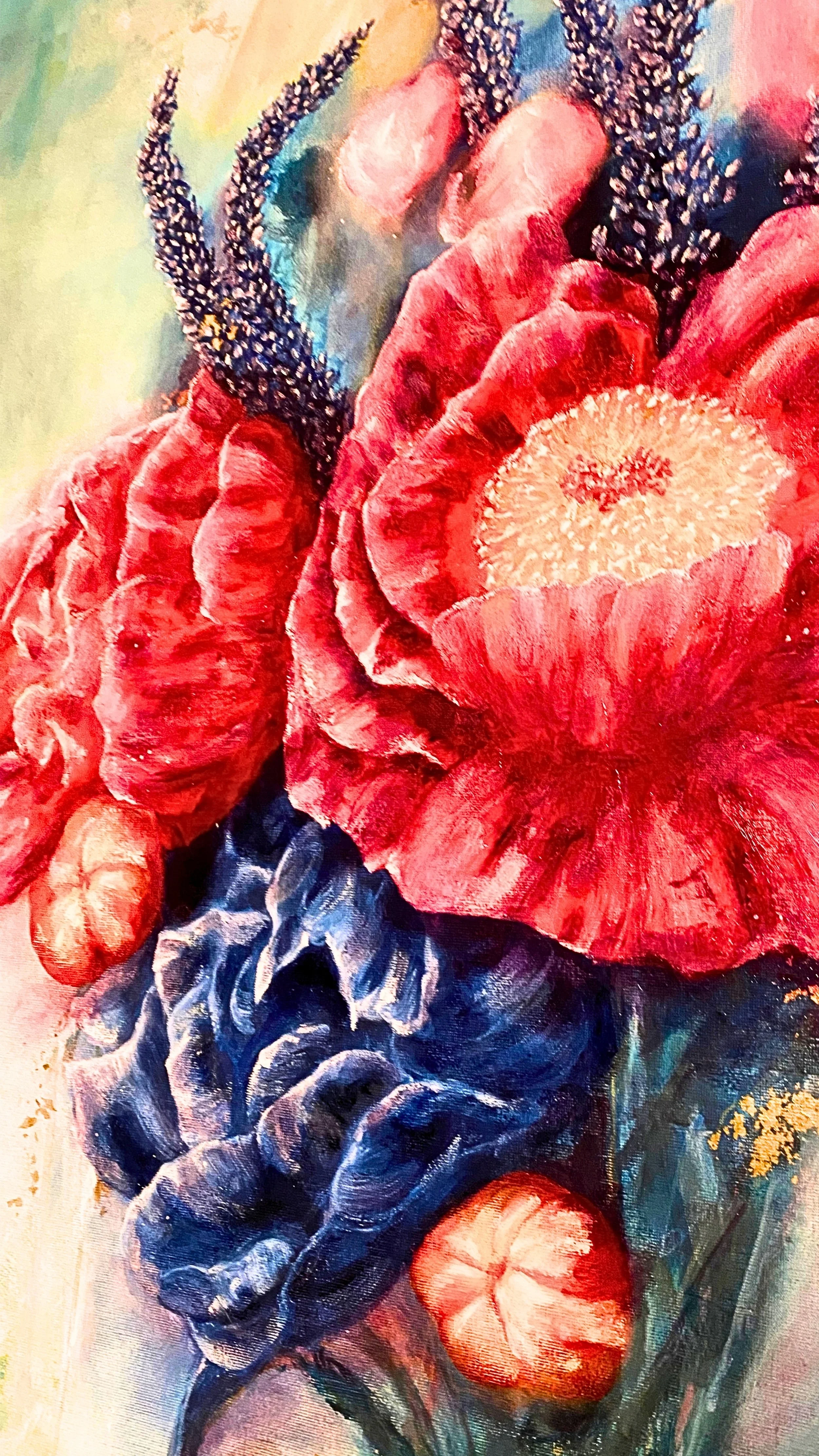 An Old Painting Got a New Life ✨              How Glazing and Color Magic Changed Everything