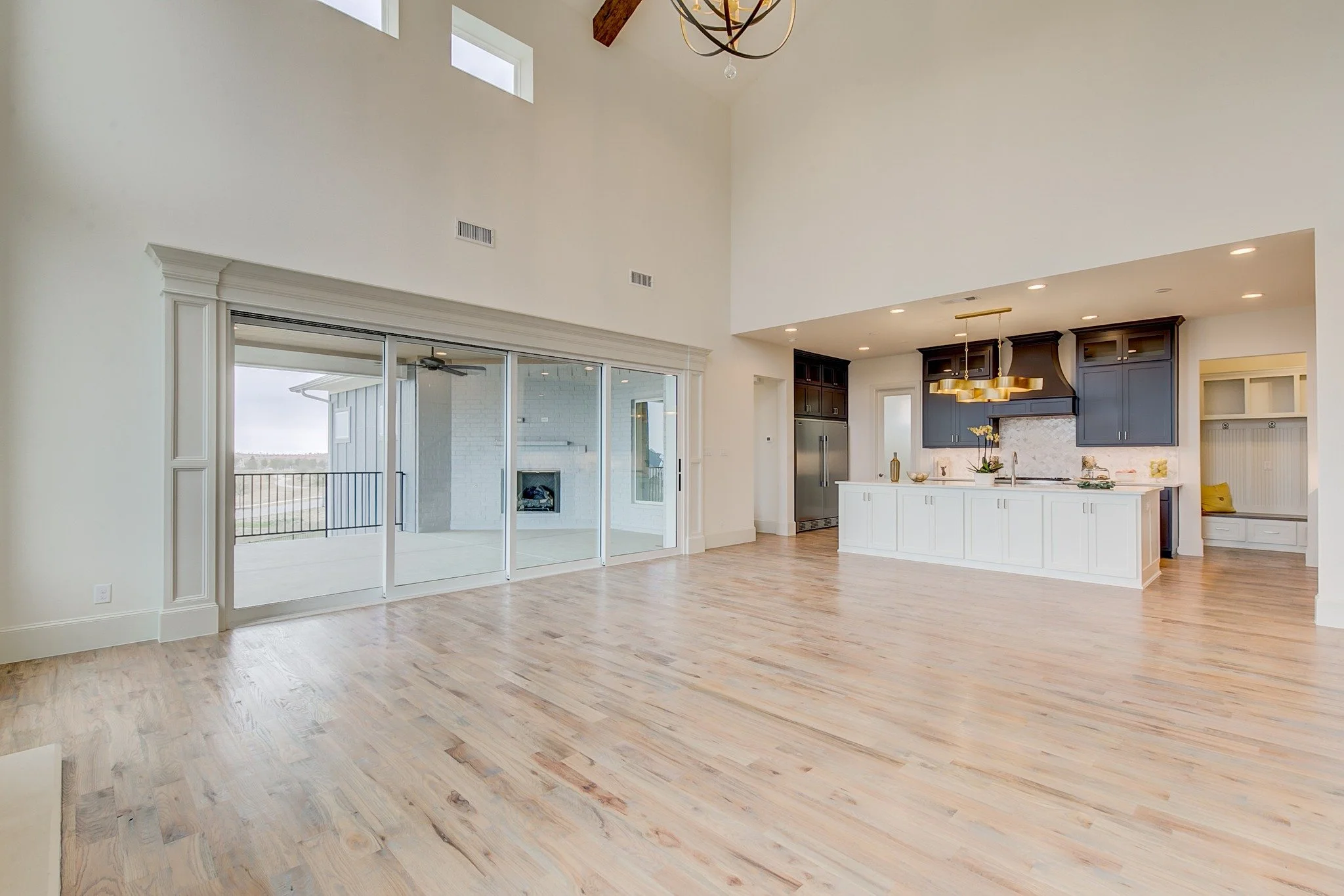 High-end custom cabinetry in luxury Texas home