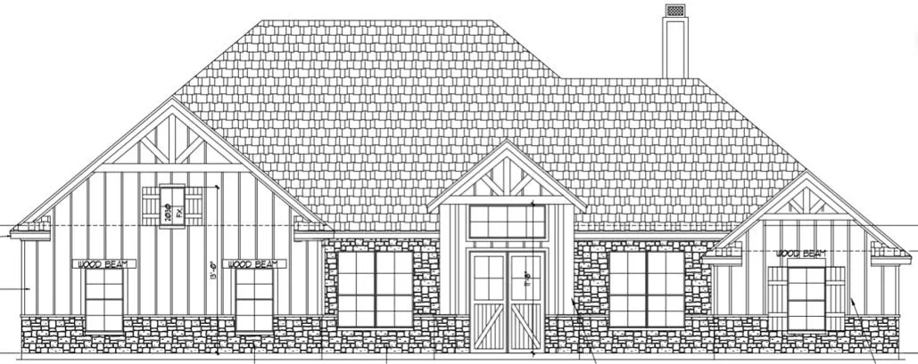Custom home built by MK Homes in Vintage Oaks Azle TX on 1 acre lot