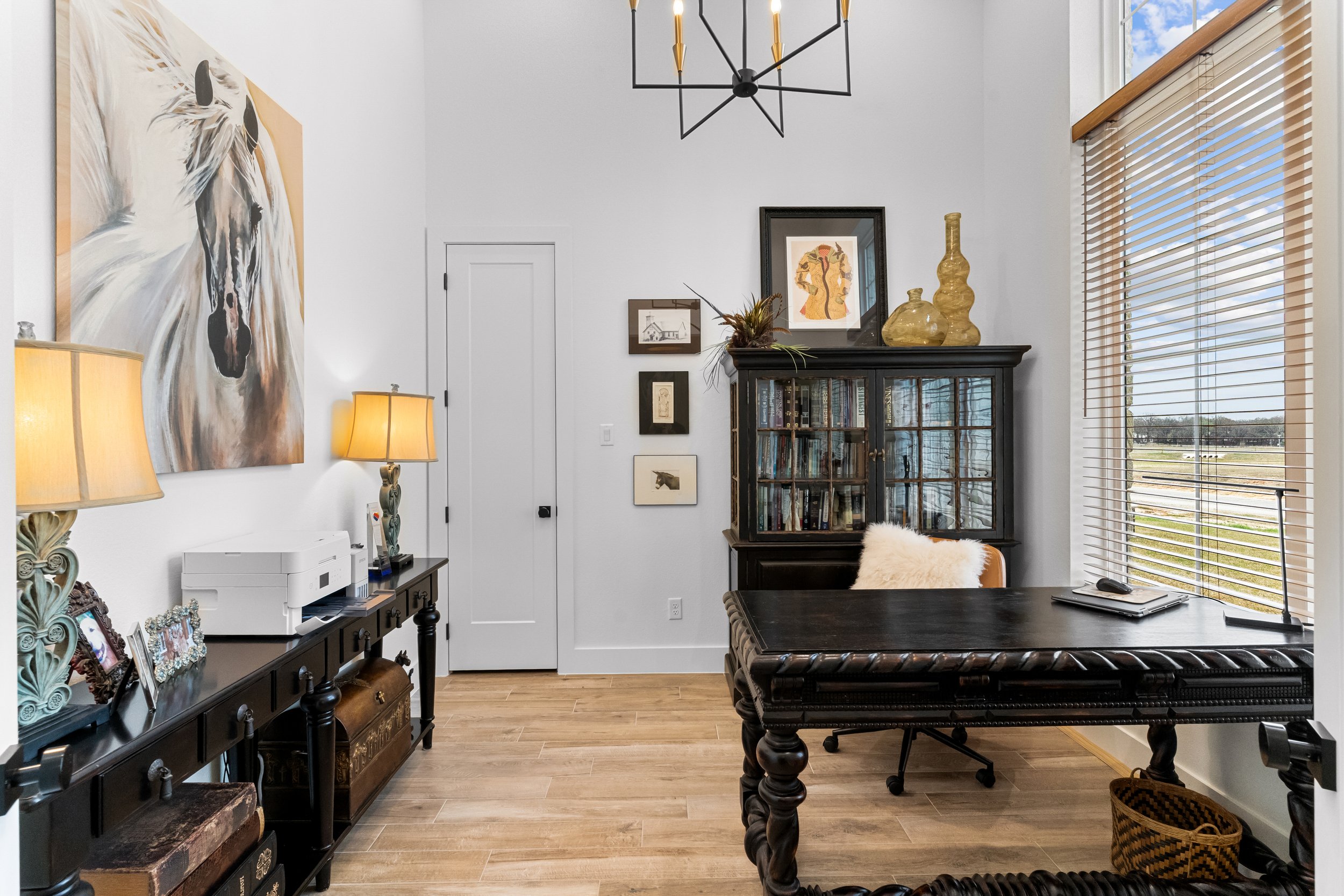Custom Home Office | Weatherford TX custom home builder