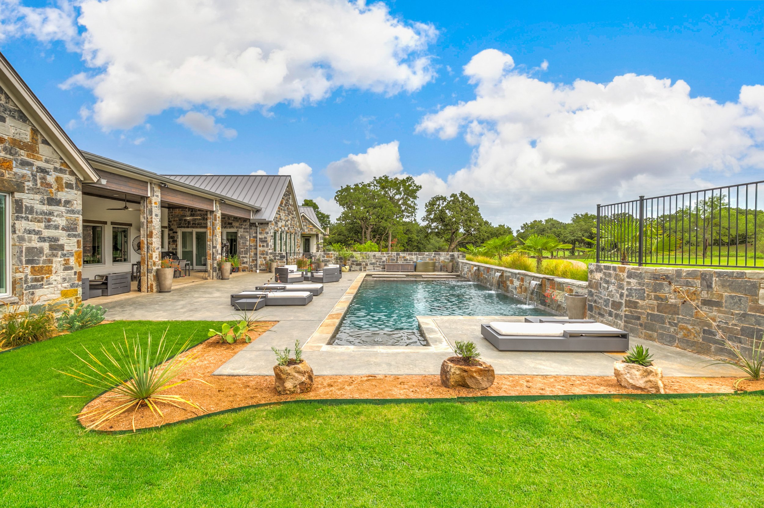 Custom home built by MK Homes in The Reserve at Sugartree Brock TX