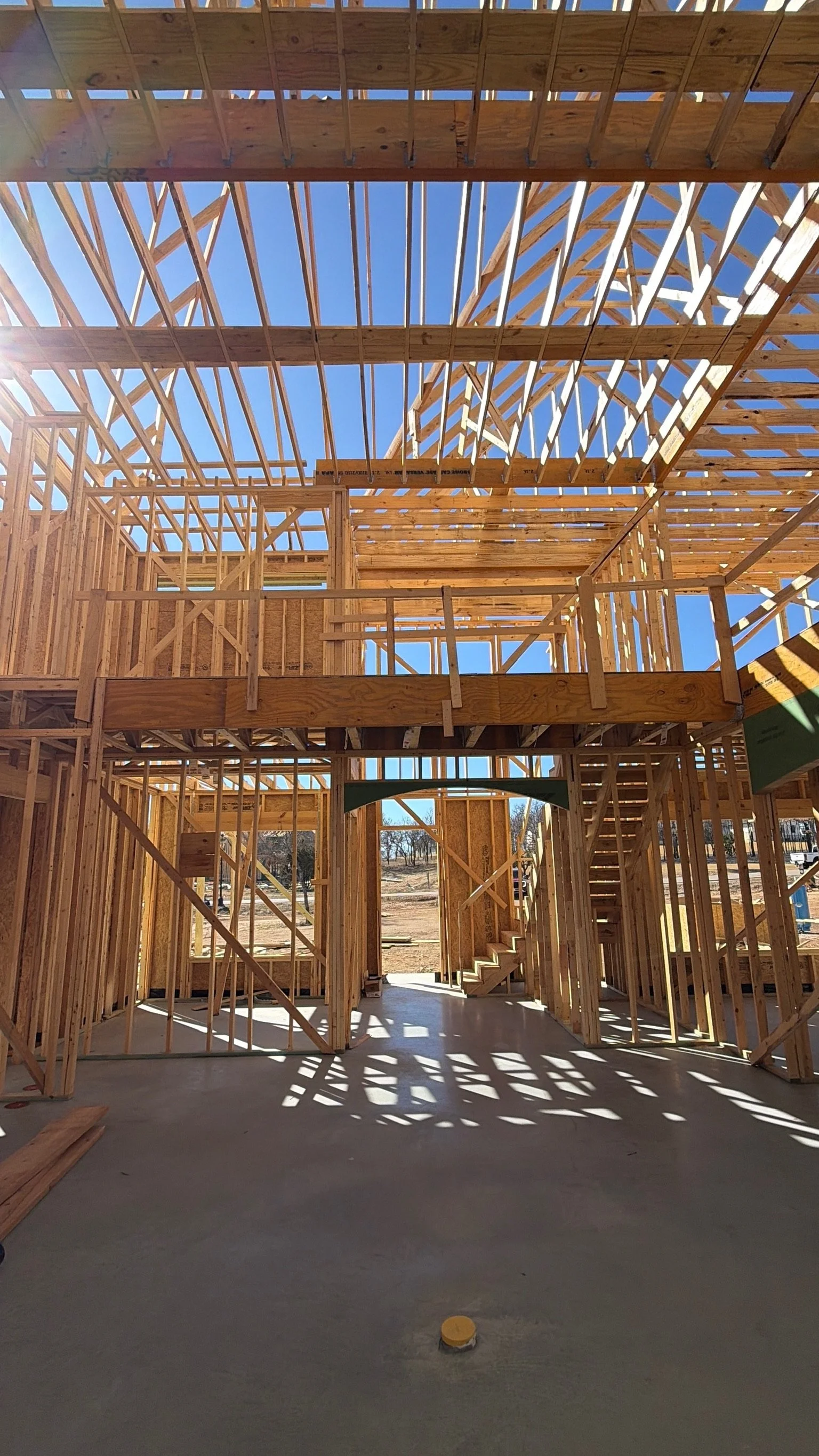Custom Home being built process