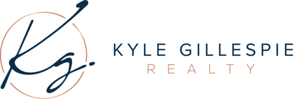Logo of Kyle Gillespie Realty with stylized 'K' and 'G' initials and text.